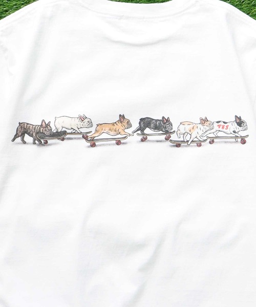 The Endless Summer(エンドレスサマー)の「TES RUN RUN RUN T-SHIRT / Tシャツ(Tシャツ/カットソー・メンズ・グリーン系その他3/アイボリー/ホワイト・SMALL/MEDIUM/LARGE/X-LARGE/XX-LARGE)」の7枚目の写真