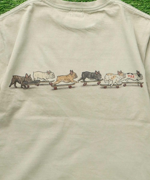 The Endless Summer(エンドレスサマー)の「TES RUN RUN RUN T-SHIRT / Tシャツ(Tシャツ/カットソー・メンズ・グリーン系その他3/アイボリー/ホワイト・SMALL/MEDIUM/LARGE/X-LARGE/XX-LARGE)」の15枚目の写真