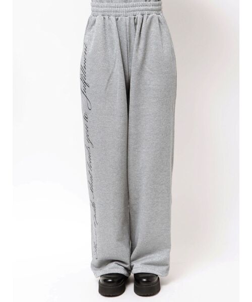 jouetie（ジュエティ）の「ラメルーズスウェットパンツ（スウェットパンツ・レディース・ブラック/ピンク/グレー・MEDIUM）」の6枚目の写真