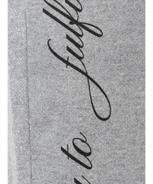 jouetie（ジュエティ）の「ラメルーズスウェットパンツ（スウェットパンツ・レディース・ブラック/ピンク/グレー・MEDIUM）」の18枚目の写真