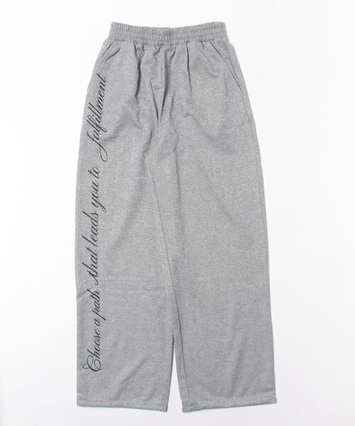 jouetie（ジュエティ）の「ラメルーズスウェットパンツ（スウェットパンツ・レディース・ブラック/ピンク/グレー・MEDIUM）」の4枚目の写真