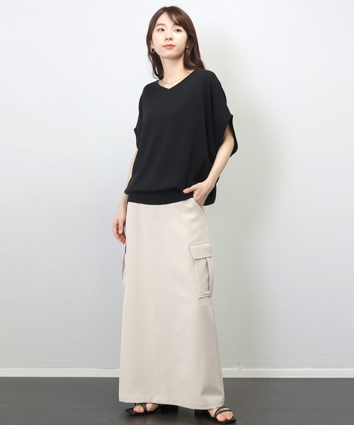 Aletta vita(アレッタビータ)の「2WAYネックドルマンニットプルオーバー(ニット/セーター・レディース・ブラック/グレー/モカ・FREE)」の19枚目の写真