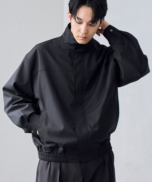 RONEL(ロネル)の「【RONEL】TRスタンド ブルゾン(その他アウター・メンズ・ブラック/ベージュ・S/M/L/XL)」の1枚目の写真