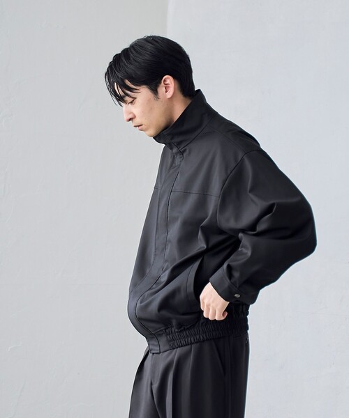 RONEL(ロネル)の「【RONEL】TRスタンド ブルゾン(その他アウター・メンズ・ブラック/ベージュ・S/M/L/XL)」の5枚目の写真