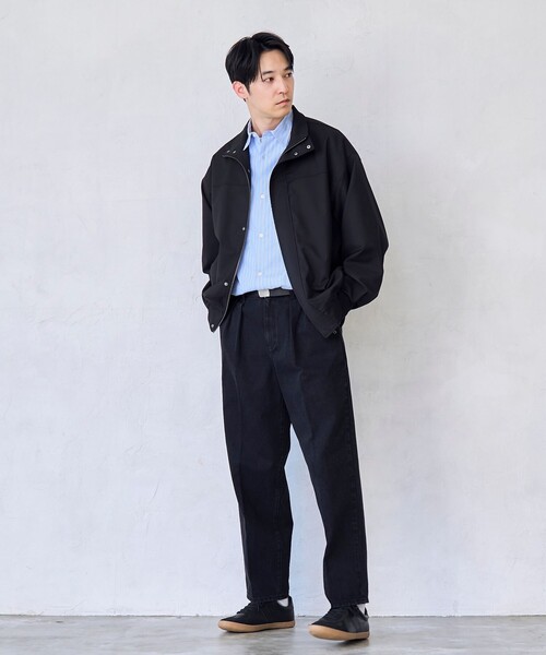 RONEL(ロネル)の「【RONEL】TRスタンド ブルゾン(その他アウター・メンズ・ブラック/ベージュ・S/M/L/XL)」の6枚目の写真