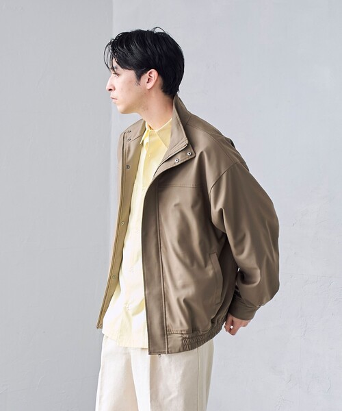 RONEL(ロネル)の「【RONEL】TRスタンド ブルゾン(その他アウター・メンズ・ブラック/ベージュ・S/M/L/XL)」の19枚目の写真