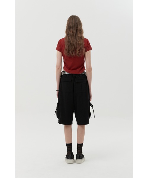 KIRSH（キルシー）の「KIRSH MELTING CHERRY PRINTED CROP T-SHIRT メルティング チェリー プリンテッド クロップ Tシャツ（Tシャツ/カットソー・レディース・レッド/グレー/ブラック・ONE SIZE）」の13枚目の写真