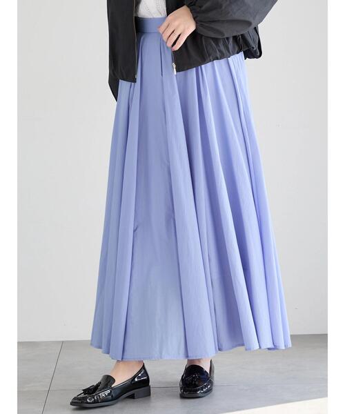 Te chichi（テチチ）の「シアープレンティフレアスカート（スカート・レディース・サックスブルー/グレー/ネイビー・F）」の3枚目の写真