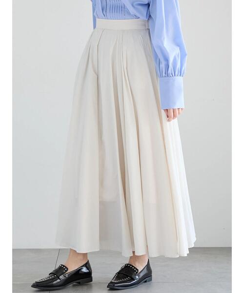 Te chichi（テチチ）の「シアープレンティフレアスカート（スカート・レディース・サックスブルー/グレー/ネイビー・F）」の6枚目の写真