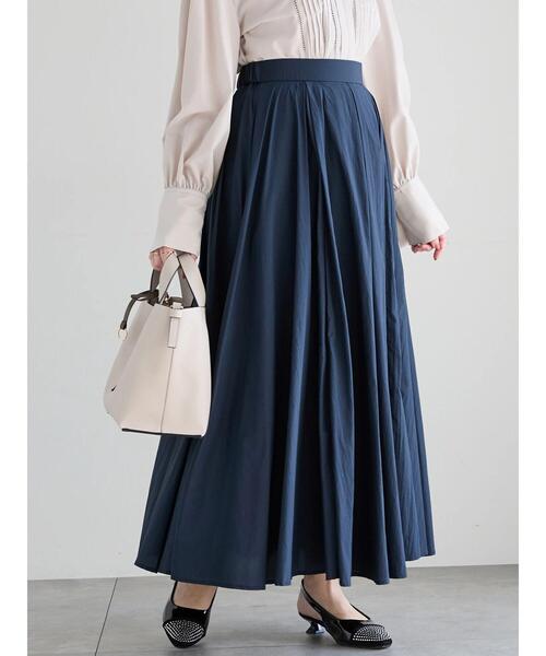 Te chichi（テチチ）の「シアープレンティフレアスカート（スカート・レディース・サックスブルー/グレー/ネイビー・F）」の9枚目の写真