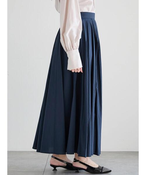 Te chichi（テチチ）の「シアープレンティフレアスカート（スカート・レディース・サックスブルー/グレー/ネイビー・F）」の10枚目の写真