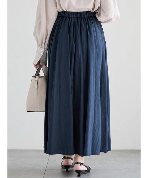 Te chichi（テチチ）の「シアープレンティフレアスカート（スカート・レディース・サックスブルー/グレー/ネイビー・F）」の11枚目の写真