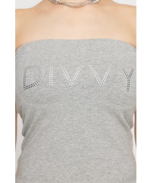 LAGUA GEM(ラグアジェム)の「STUDS カップベアトップ(チューブトップ・レディース・杢グレー/ブラック/ホワイト・FREE)」の6枚目の写真