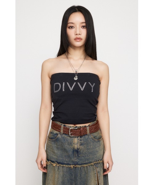 LAGUA GEM(ラグアジェム)の「STUDS カップベアトップ(チューブトップ・レディース・杢グレー/ブラック/ホワイト・FREE)」の11枚目の写真