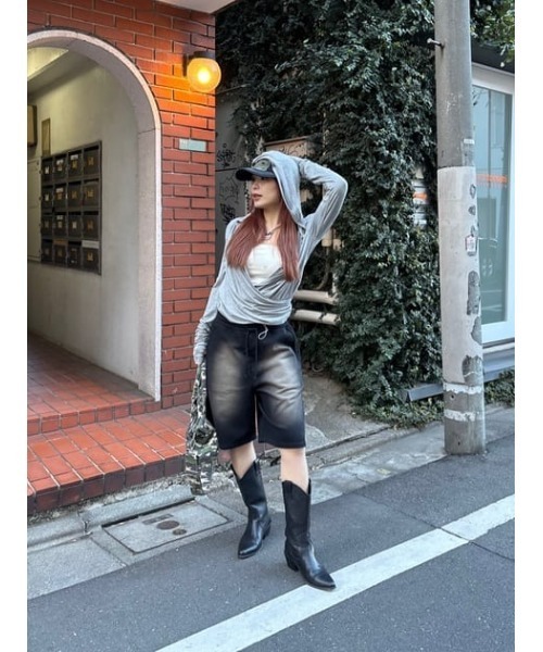 LAGUA GEM(ラグアジェム)の「STUDS カップベアトップ(チューブトップ・レディース・杢グレー/ブラック/ホワイト・FREE)」の21枚目の写真