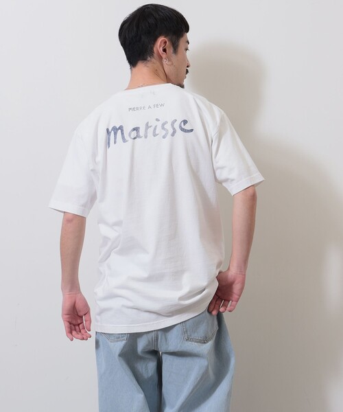 BEAMS（ビームス）の「BEAMS / Henri Matisse Print-T-Shirt②（Tシャツ/カットソー・メンズ・ホワイト・S/M/L/XL）」の4枚目の写真
