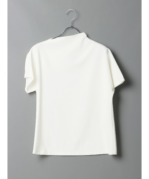 CIS.(シス)の「CIS. ピンチドネックTシャツ ウォッシャブル 無地(Tシャツ/カットソー・レディース・ホワイト系/グリーン系/ブラック系・36(7号)/38(9号))」の22枚目の写真