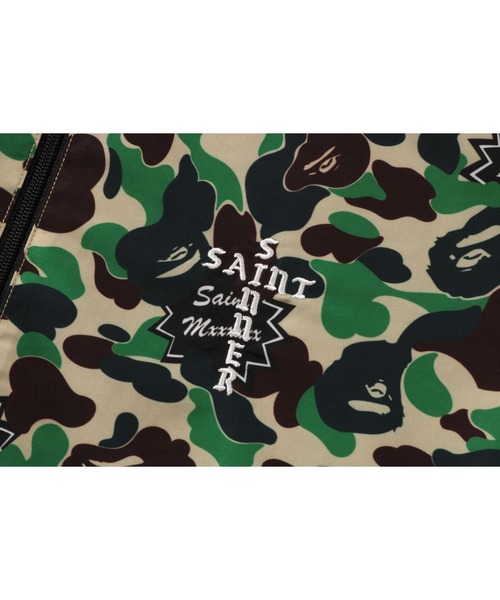BAPE X SAINT MXXXXXX ABC CAMO TRACK JACKET（ミリタリー