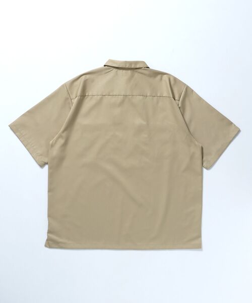 BEN DAVIS（ベンデイビス）の「【BEN DAVIS（ベンデイビス）】1/2 ZIP S/S SHIRT / シャツ レギュラー ワンポイント シンプル ハーフジップ（シャツ/ブラウス・メンズ・ブラック/ベージュ/ネイビー/その他1/ライトグレー・MEDIUM/LARGE/X-LARGE）」の19枚目の写真