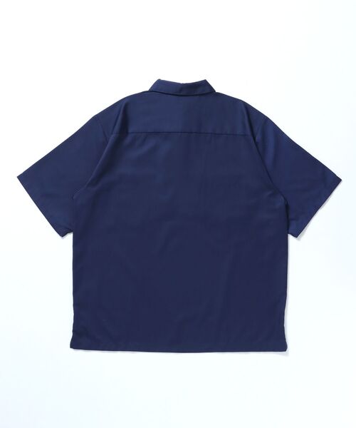 BEN DAVIS（ベンデイビス）の「【BEN DAVIS（ベンデイビス）】1/2 ZIP S/S SHIRT / シャツ レギュラー ワンポイント シンプル ハーフジップ（シャツ/ブラウス・メンズ・ブラック/ベージュ/ネイビー/その他1/ライトグレー・MEDIUM/LARGE/X-LARGE）」の16枚目の写真