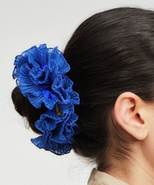 GOOD SQUISH（グッドスクイッシュ）の「【GOOD SQUISH】BABY BEA-UTIFUL シルクフリルシュシュ ギフト プレゼント（シュシュ・レディース・ブラック/ピンク/ターコイズブルー/ブルー/アイボリー・FREE）」の18枚目の写真