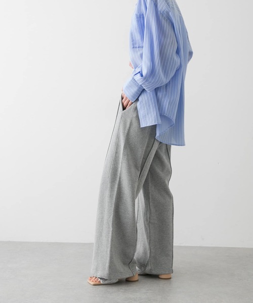 SENSE OF PLACE by URBAN RESEARCH（センスオブプレイスバイアーバンリサーチ）の「ピグメントスウェットパンツ（その他パンツ・レディース・グレー/ベージュ/チャコールグレー・ONE）」の6枚目の写真