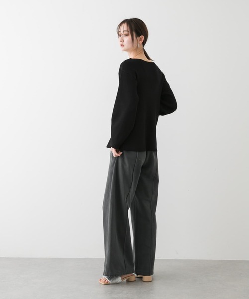 SENSE OF PLACE by URBAN RESEARCH（センスオブプレイスバイアーバンリサーチ）の「ピグメントスウェットパンツ（その他パンツ・レディース・グレー/ベージュ/チャコールグレー・ONE）」の14枚目の写真