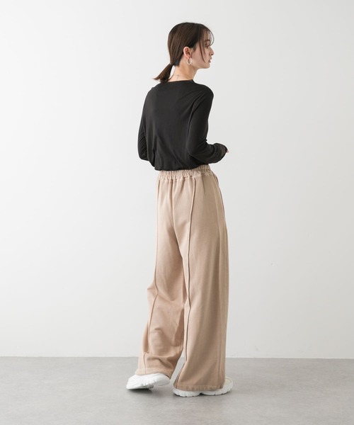 SENSE OF PLACE by URBAN RESEARCH（センスオブプレイスバイアーバンリサーチ）の「ピグメントスウェットパンツ（その他パンツ・レディース・グレー/ベージュ/チャコールグレー・ONE）」の19枚目の写真