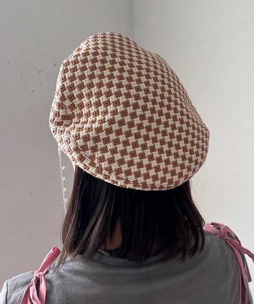 Casselini（キャセリーニ）の「Casselini(キャセリーニ)サマーベレー（ハンチング/ベレー帽・レディース・ブラック/ブラウン・FREE）」の15枚目の写真