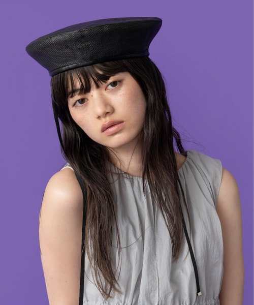 Casselini（キャセリーニ）の「Casselini(キャセリーニ)サマーベレー（ハンチング/ベレー帽・レディース・ブラック/ブラウン・FREE）」の17枚目の写真