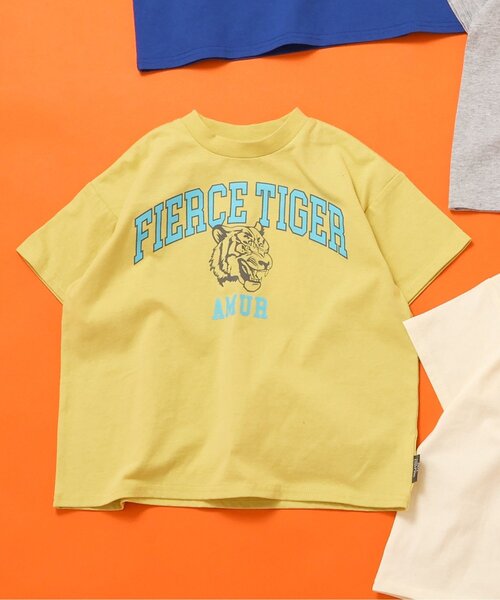 BREEZE(ブリーズ)の「【WEB限定/ジュニア対応】いろいろカレッジ半袖Tシャツ(Tシャツ/カットソー・キッズ・ブルー/グレー/アイボリー/サックスブルー/ミント/オレンジ/パープル/イエロー/ピンク/レインボー/ライム/レッド・90/100/110/120/130/140/150)」の8枚目の写真