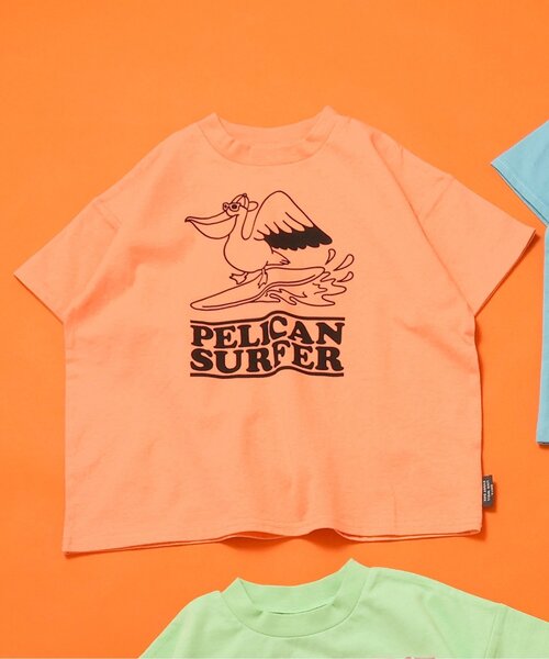 BREEZE(ブリーズ)の「【WEB限定/ジュニア対応】いろいろカレッジ半袖Tシャツ(Tシャツ/カットソー・キッズ・ブルー/グレー/アイボリー/サックスブルー/ミント/オレンジ/パープル/イエロー/ピンク/レインボー/ライム/レッド・90/100/110/120/130/140/150)」の11枚目の写真