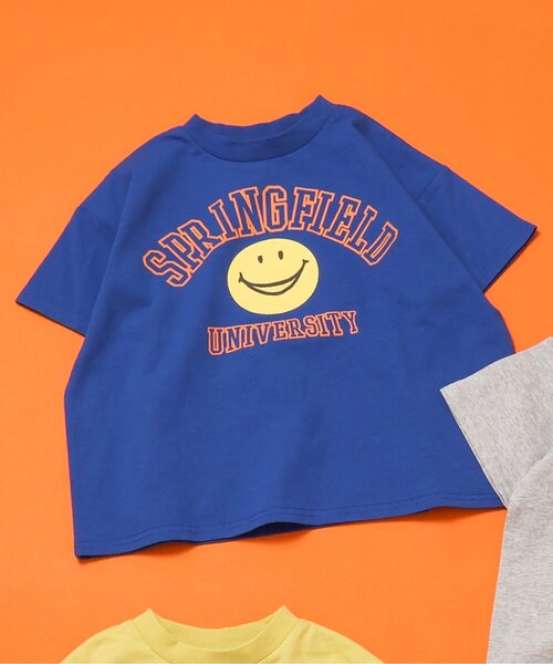 BREEZE(ブリーズ)の「【WEB限定/ジュニア対応】いろいろカレッジ半袖Tシャツ(Tシャツ/カットソー・キッズ・ブルー/グレー/アイボリー/サックスブルー/ミント/オレンジ/パープル/イエロー/ピンク/レインボー/ライム/レッド・90/100/110/120/130/140/150)」の7枚目の写真