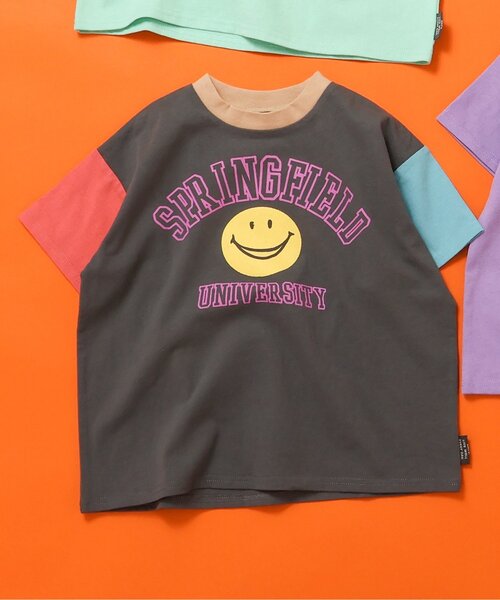 BREEZE(ブリーズ)の「【WEB限定/ジュニア対応】いろいろカレッジ半袖Tシャツ(Tシャツ/カットソー・キッズ・ブルー/グレー/アイボリー/サックスブルー/ミント/オレンジ/パープル/イエロー/ピンク/レインボー/ライム/レッド・90/100/110/120/130/140/150)」の12枚目の写真