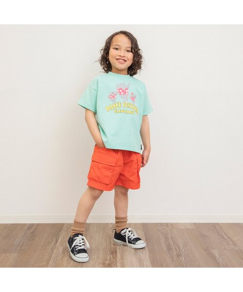 BREEZE(ブリーズ)の「【WEB限定/ジュニア対応】いろいろカレッジ半袖Tシャツ(Tシャツ/カットソー・キッズ・ブルー/グレー/アイボリー/サックスブルー/ミント/オレンジ/パープル/イエロー/ピンク/レインボー/ライム/レッド・90/100/110/120/130/140/150)」の13枚目の写真