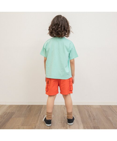 BREEZE(ブリーズ)の「【WEB限定/ジュニア対応】いろいろカレッジ半袖Tシャツ(Tシャツ/カットソー・キッズ・ブルー/グレー/アイボリー/サックスブルー/ミント/オレンジ/パープル/イエロー/ピンク/レインボー/ライム/レッド・90/100/110/120/130/140/150)」の14枚目の写真