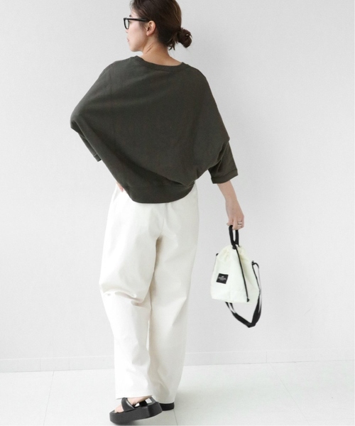 JOURNAL STANDARD relume(ジャーナルスタンダード レリューム)の「《追加》度甘裏毛ドルマンプルオーバー(Tシャツ/カットソー・レディース・チャコールグレー/ホワイト/グレー・FREE)」の8枚目の写真