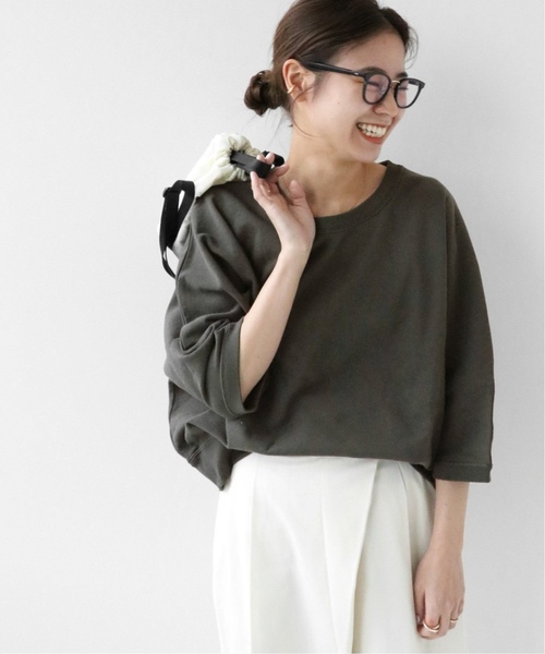 JOURNAL STANDARD relume(ジャーナルスタンダード レリューム)の「《追加》度甘裏毛ドルマンプルオーバー(Tシャツ/カットソー・レディース・チャコールグレー/ホワイト/グレー・FREE)」の9枚目の写真