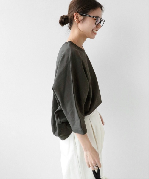 JOURNAL STANDARD relume(ジャーナルスタンダード レリューム)の「《追加》度甘裏毛ドルマンプルオーバー(Tシャツ/カットソー・レディース・チャコールグレー/ホワイト/グレー・FREE)」の10枚目の写真