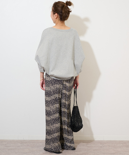 JOURNAL STANDARD relume(ジャーナルスタンダード レリューム)の「《追加》度甘裏毛ドルマンプルオーバー(Tシャツ/カットソー・レディース・チャコールグレー/ホワイト/グレー・FREE)」の15枚目の写真