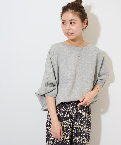 JOURNAL STANDARD relume(ジャーナルスタンダード レリューム)の「《追加》度甘裏毛ドルマンプルオーバー(Tシャツ/カットソー・レディース・チャコールグレー/ホワイト/グレー・FREE)」の17枚目の写真