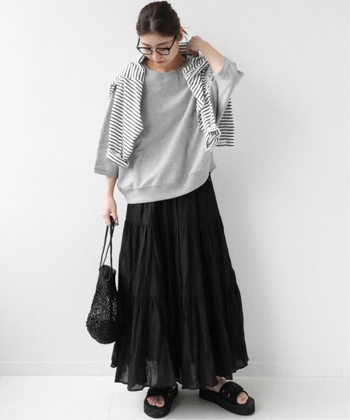 JOURNAL STANDARD relume(ジャーナルスタンダード レリューム)の「《追加》度甘裏毛ドルマンプルオーバー(Tシャツ/カットソー・レディース・チャコールグレー/ホワイト/グレー・FREE)」の21枚目の写真