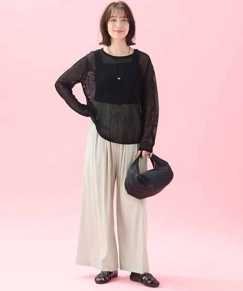 ANY（エニィ）の「２ＷＡＹショルダーバッグ（ショルダーバッグ・レディース・ブラック系/ベージュ系・F）」の13枚目の写真