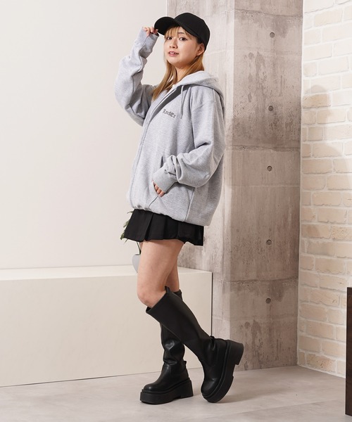 Laufer(ロイファー)の「【Laufer】アブストラクト フェイス ジップパーカー / Abstract Face ZIP Hoodie(パーカー・メンズ・レッド/ブラック/グレー・M/L)」の22枚目の写真