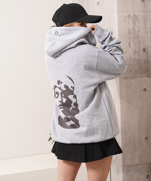 Laufer(ロイファー)の「【Laufer】アブストラクト フェイス ジップパーカー / Abstract Face ZIP Hoodie(パーカー・メンズ・レッド/ブラック/グレー・M/L)」の18枚目の写真