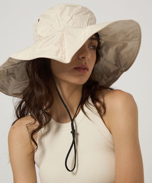 green label relaxing(グリーンレーベルリラクシング)の「<Wpc.>UVO / ハット / HAT(ハット・レディース・ベージュ/ブラック・FREE)」の3枚目の写真