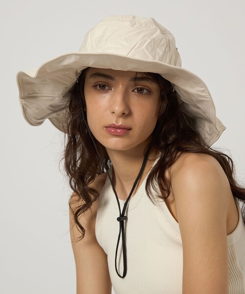 green label relaxing(グリーンレーベルリラクシング)の「<Wpc.>UVO / ハット / HAT(ハット・レディース・ベージュ/ブラック・FREE)」の4枚目の写真