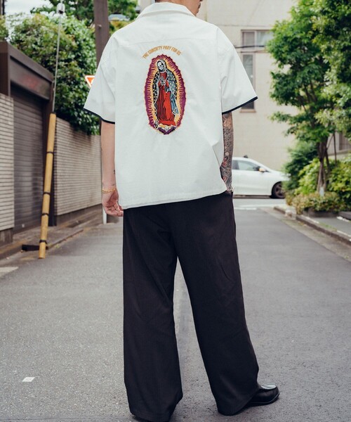 Subciety（サブサエティ）の「Barber shirt（シャツ/ブラウス・メンズ・ホワイト/ブラック・MEDIUM/SMALL/X-LARGE/LARGE）」の6枚目の写真