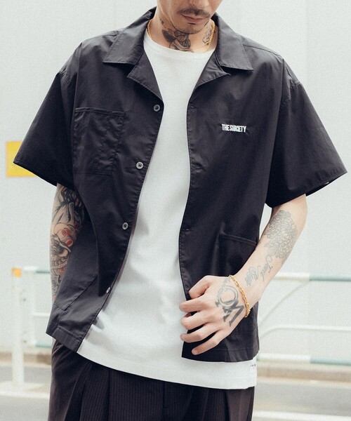 Subciety（サブサエティ）の「Barber shirt（シャツ/ブラウス・メンズ・ホワイト/ブラック・MEDIUM/SMALL/X-LARGE/LARGE）」の11枚目の写真