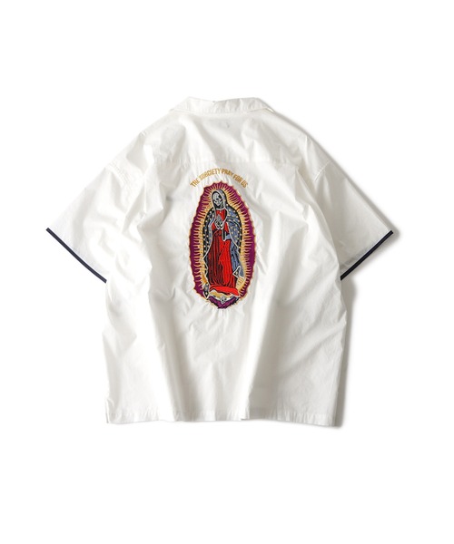Subciety（サブサエティ）の「Barber shirt（シャツ/ブラウス・メンズ・ホワイト/ブラック・MEDIUM/SMALL/X-LARGE/LARGE）」の3枚目の写真